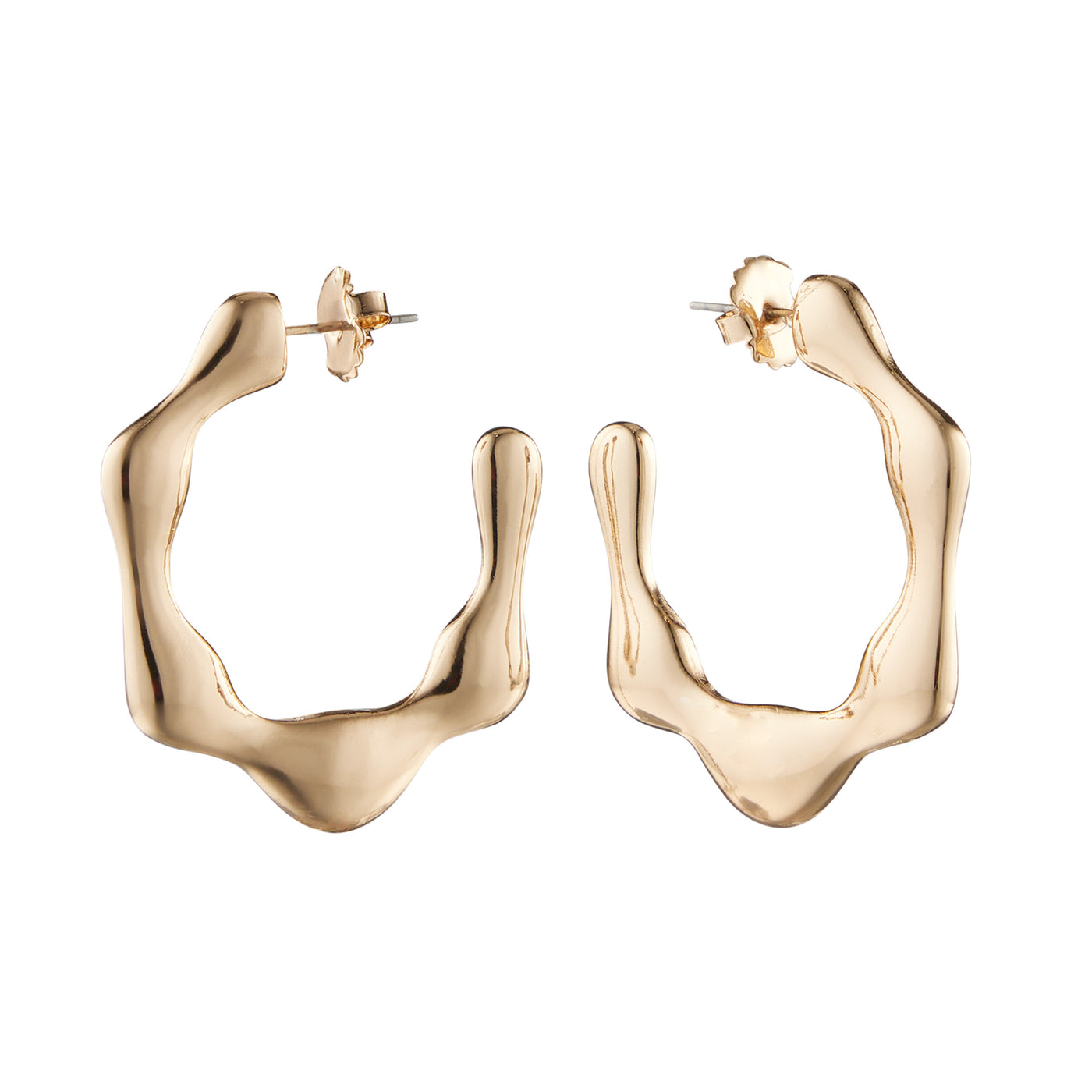 MANDI HOOP EARRINGS, Gold