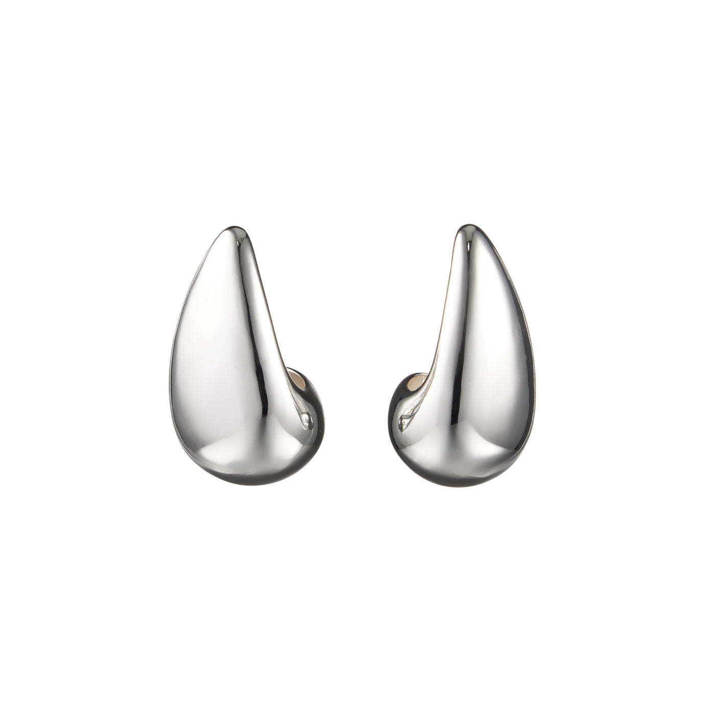 BAMBOLA GRANDE EARRINGS, Polished Silver