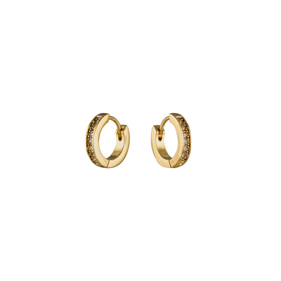 CRISTINA CRYSTAL HUGGIES, Waterproof / 18KT Gold Plating