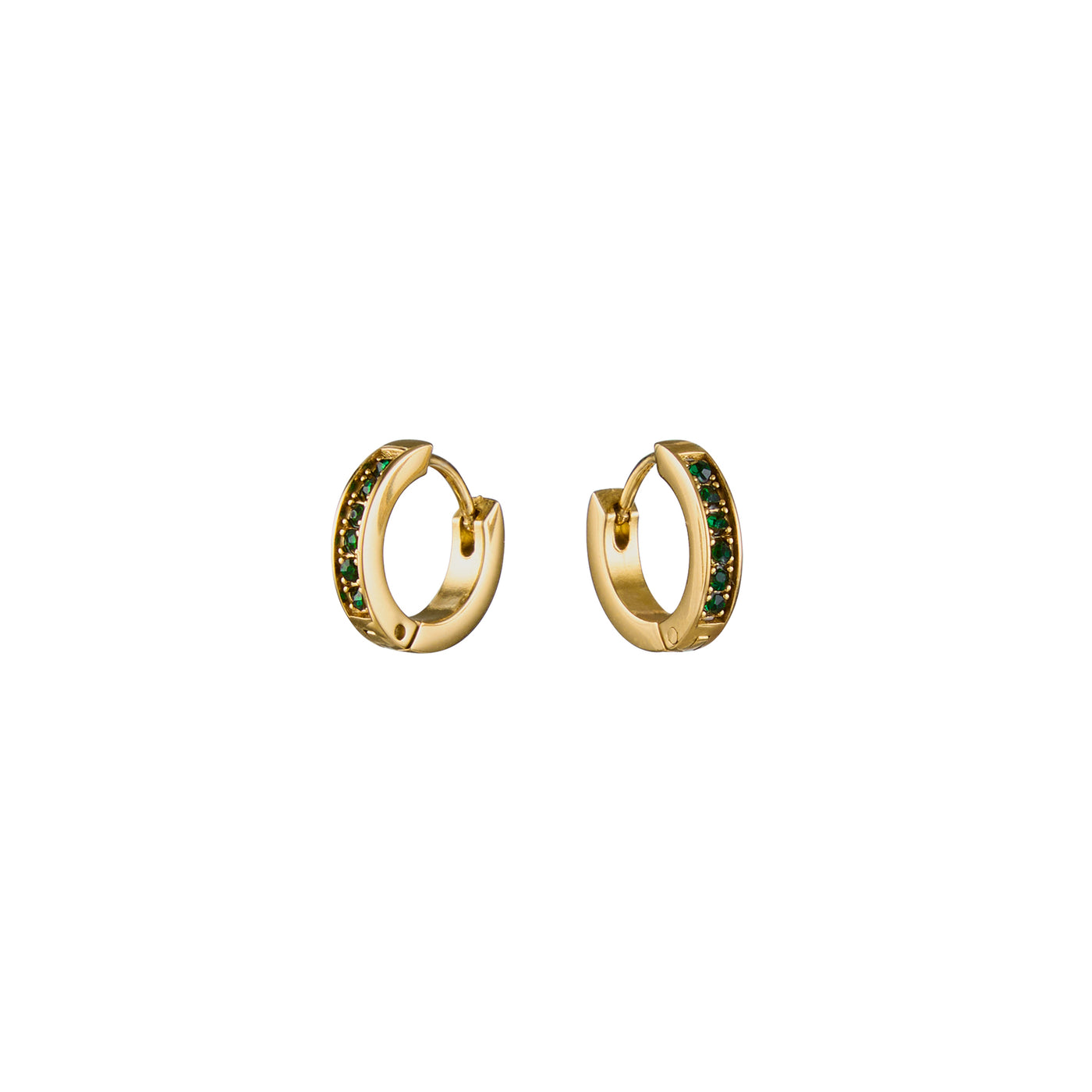 CRISTINA CRYSTAL HUGGIES, Waterproof / 18KT Gold Plating