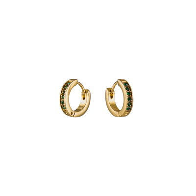 CRISTINA CRYSTAL HUGGIES, Waterproof / 18KT Gold Plating