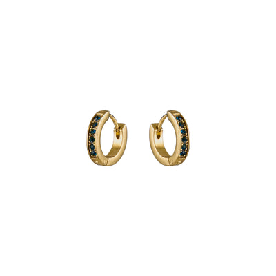 CRISTINA CRYSTAL HUGGIES, Waterproof / 18KT Gold Plating