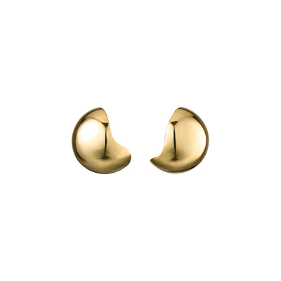 PALLINA GRANDE STUDS, 14K Gold Plating