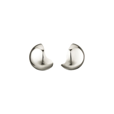 PALLINA GRANDE STUDS, Sterling Silver Plating