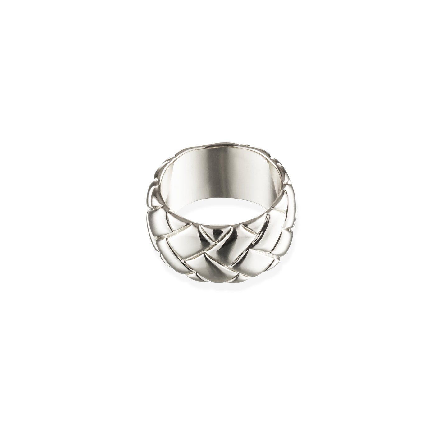 CIALDA RING, Polished Silver
