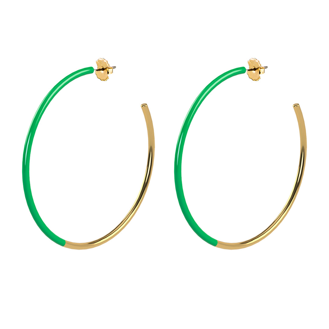 MEZZO EARRINGS, Green