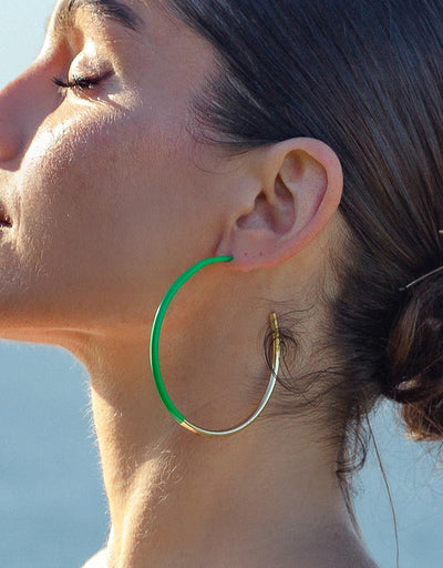 MEZZO EARRINGS, Green