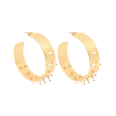 Cleo Pearl Hoop (5957896274094)