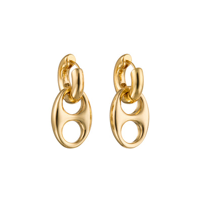 Incanto Hoop Earrings, Gold