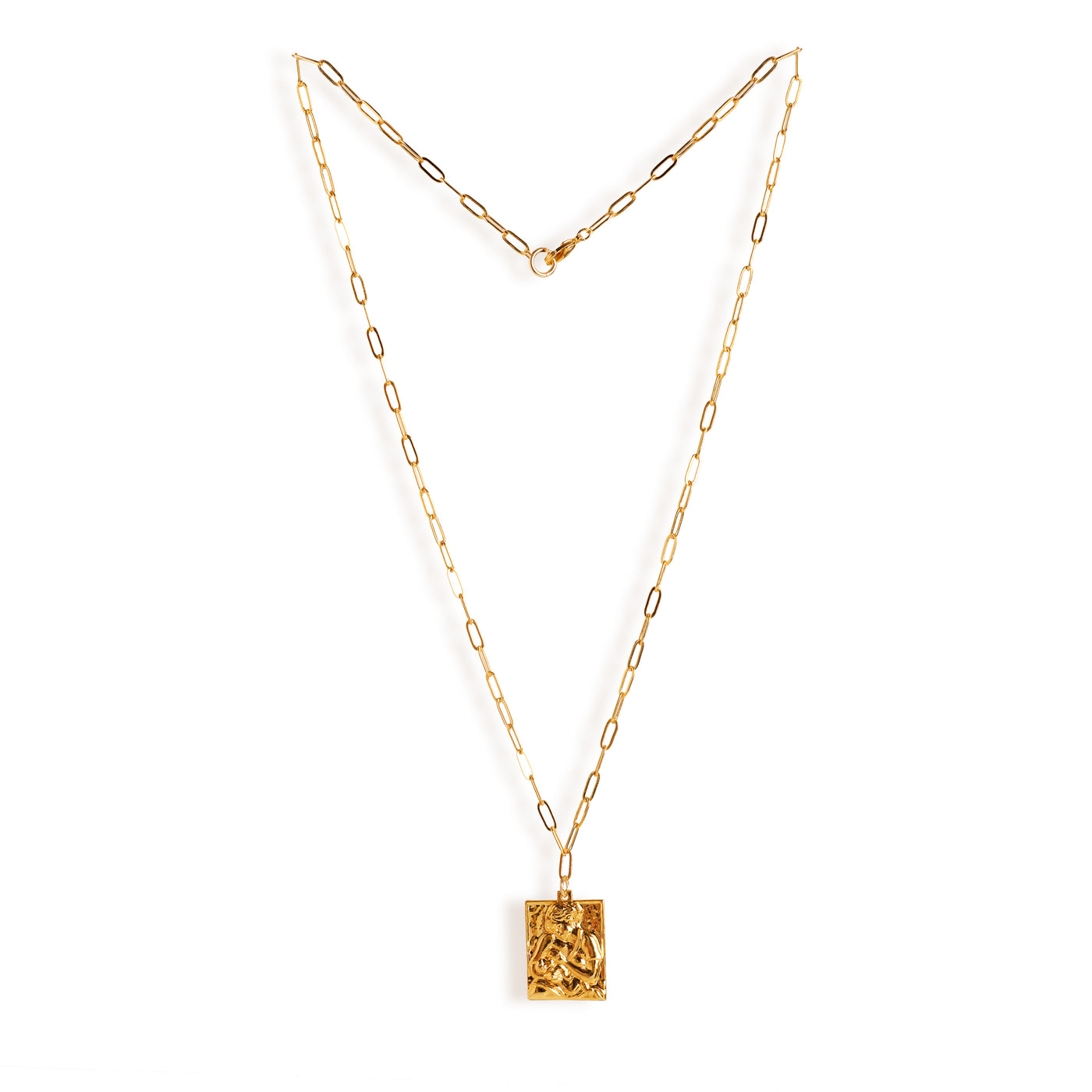 La Madonna Necklace Long, 18KT Gold Plated